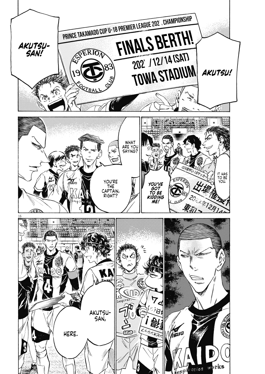 Ao Ashi - Chapter 280: J-Youth Vs. High School Chapter End