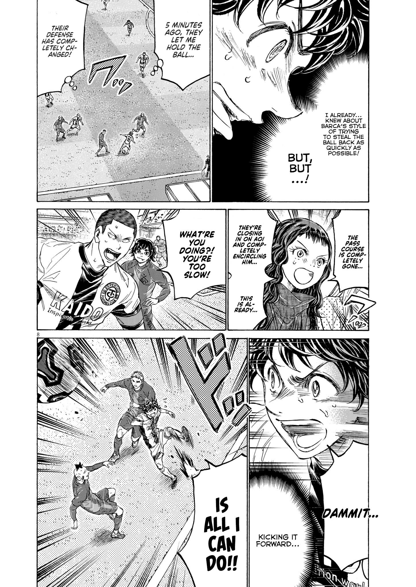 Ao Ashi - Chapter 354: The One Controlling Barca