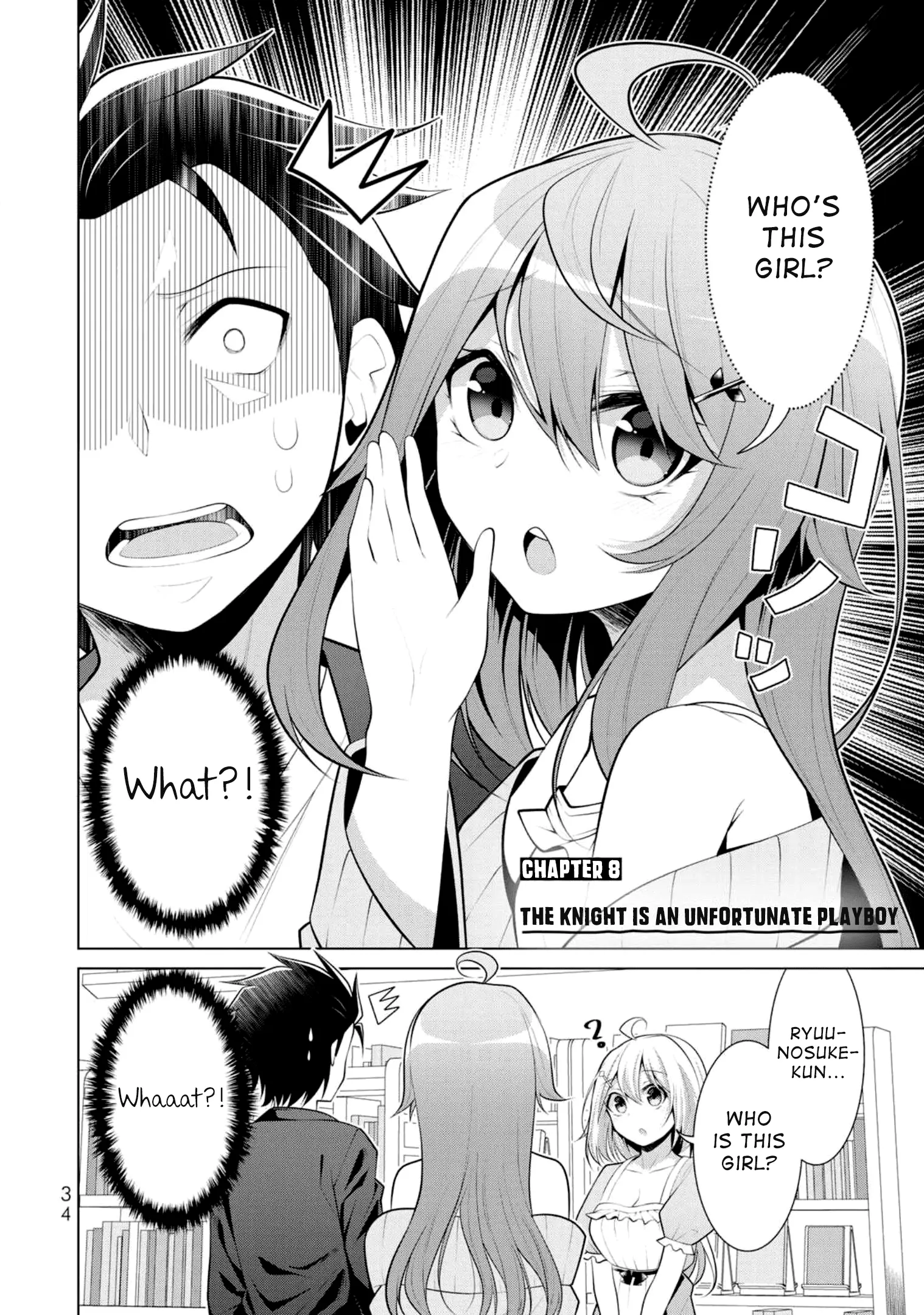 Koitsura No Shoutai Ga Onna Dato Ore Dake Ga Shitteiru - Chapter 8: The Knight Is An Unfortunate Playboy