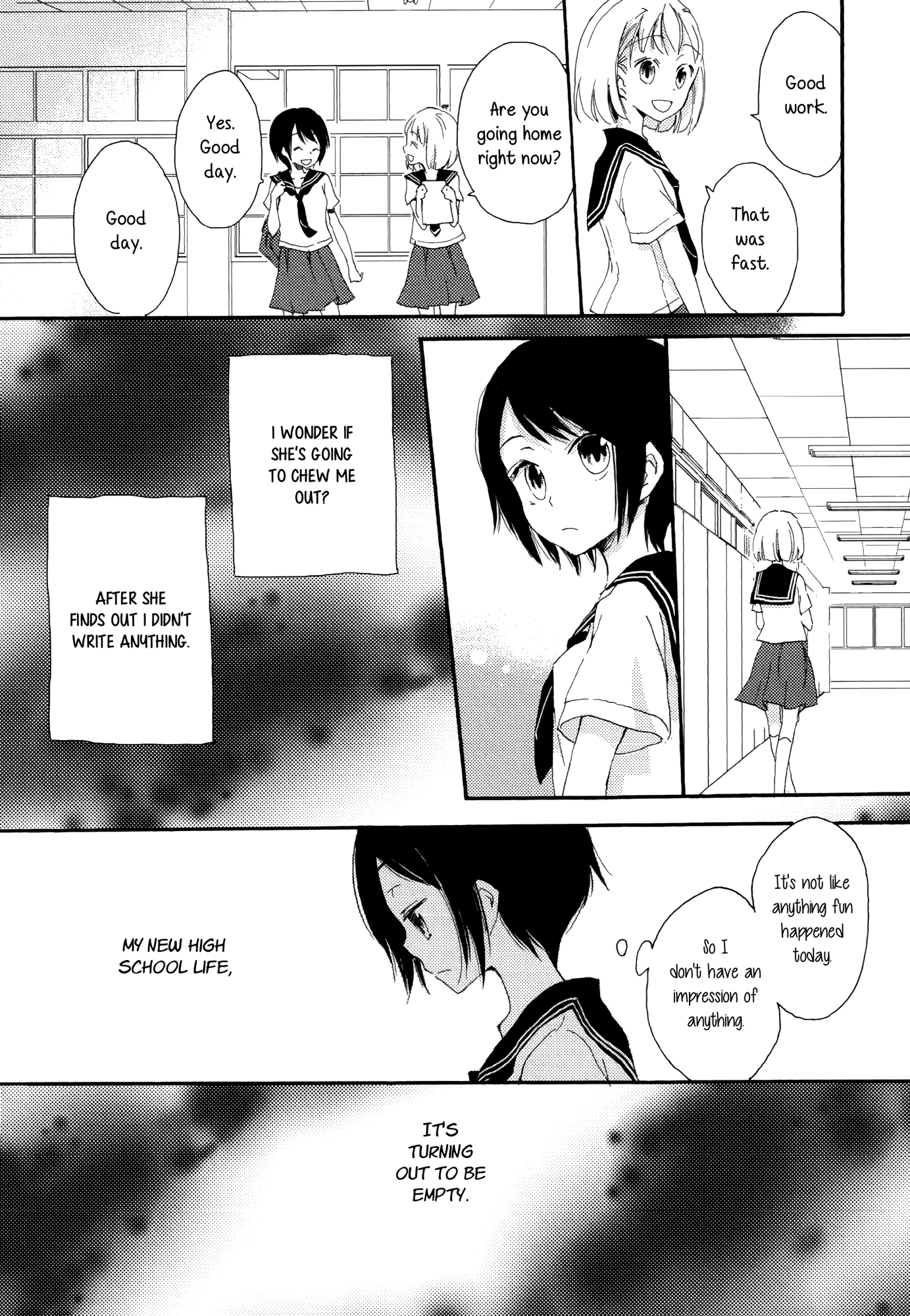 Kimiiro Shoujo - Vol.1 Chapter 4: A Blank Page Day