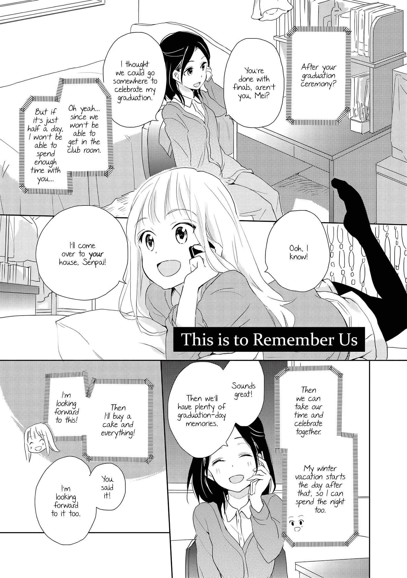 Kimiiro Shoujo - Vol.1 Chapter 6: This Is To Remember Us