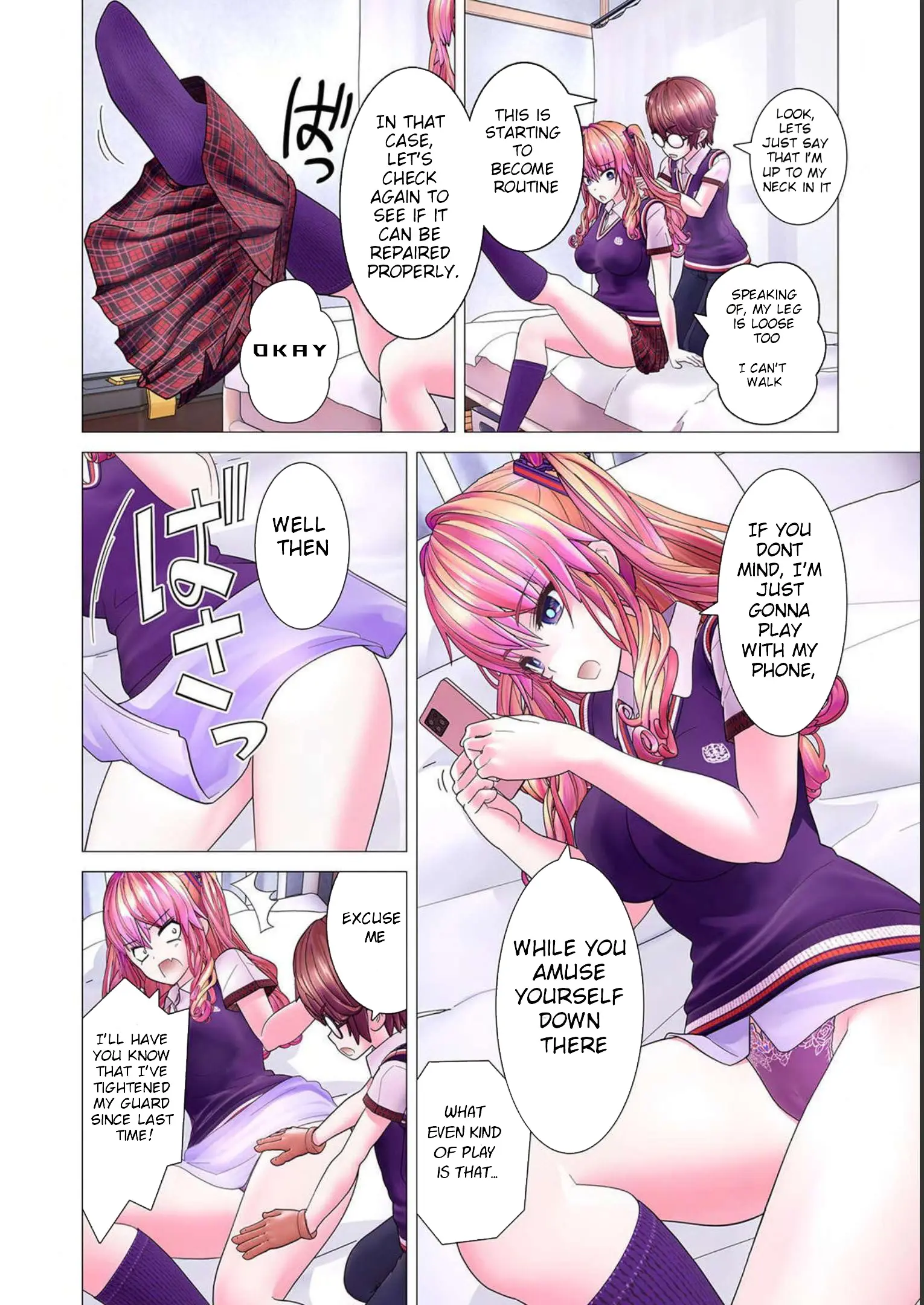 Kakushite! Makina-San!! - Vol.1 Chapter 5: Makina Goes To Bed