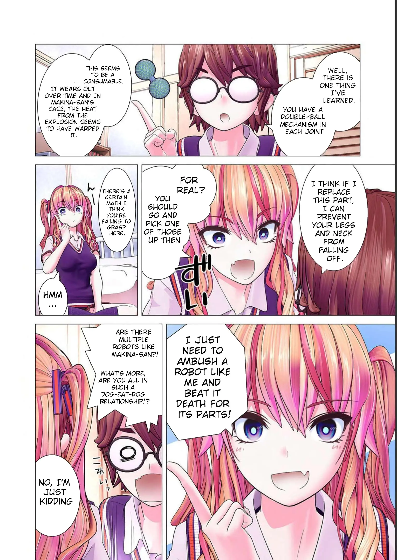 Kakushite! Makina-San!! - Vol.1 Chapter 5: Makina Goes To Bed