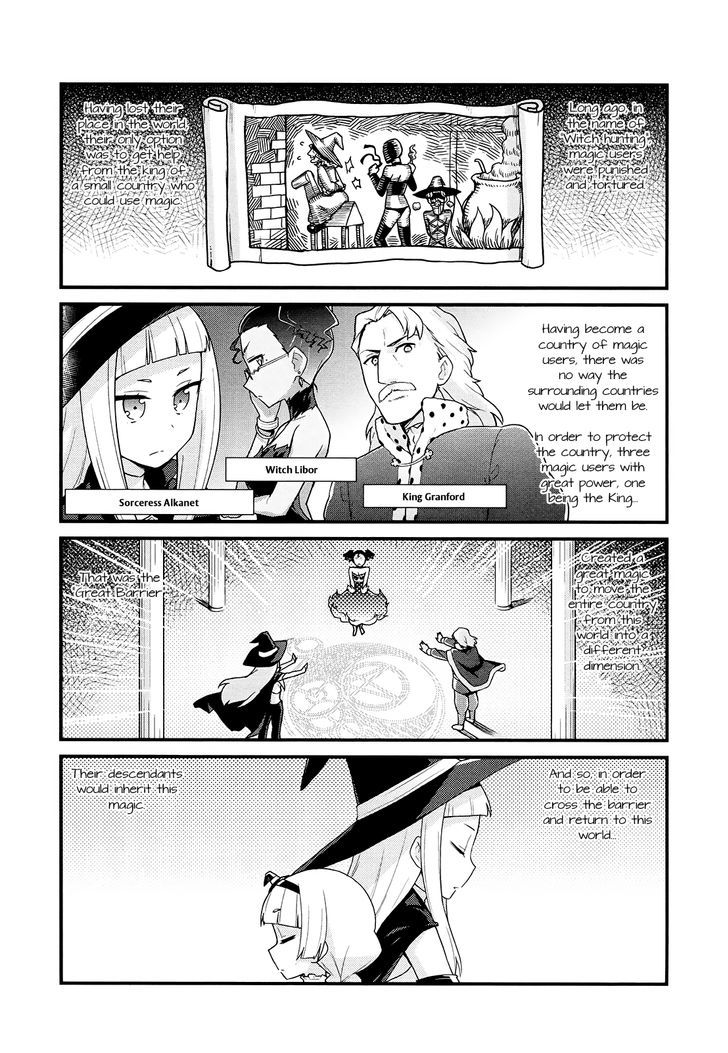 Majo To Houki To Kurobuchi Megane - Chapter 43