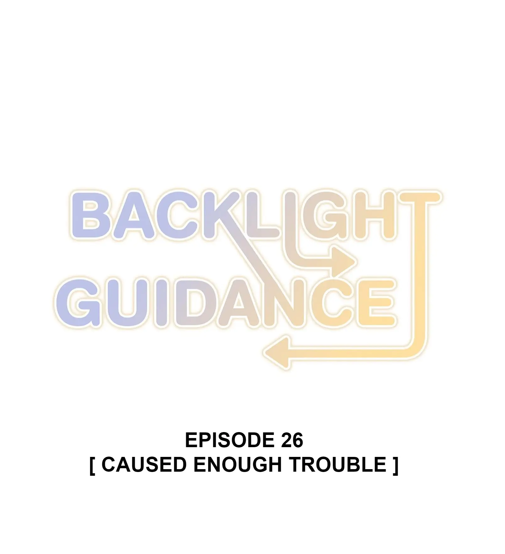 Backlight Guidance - Chapter 26