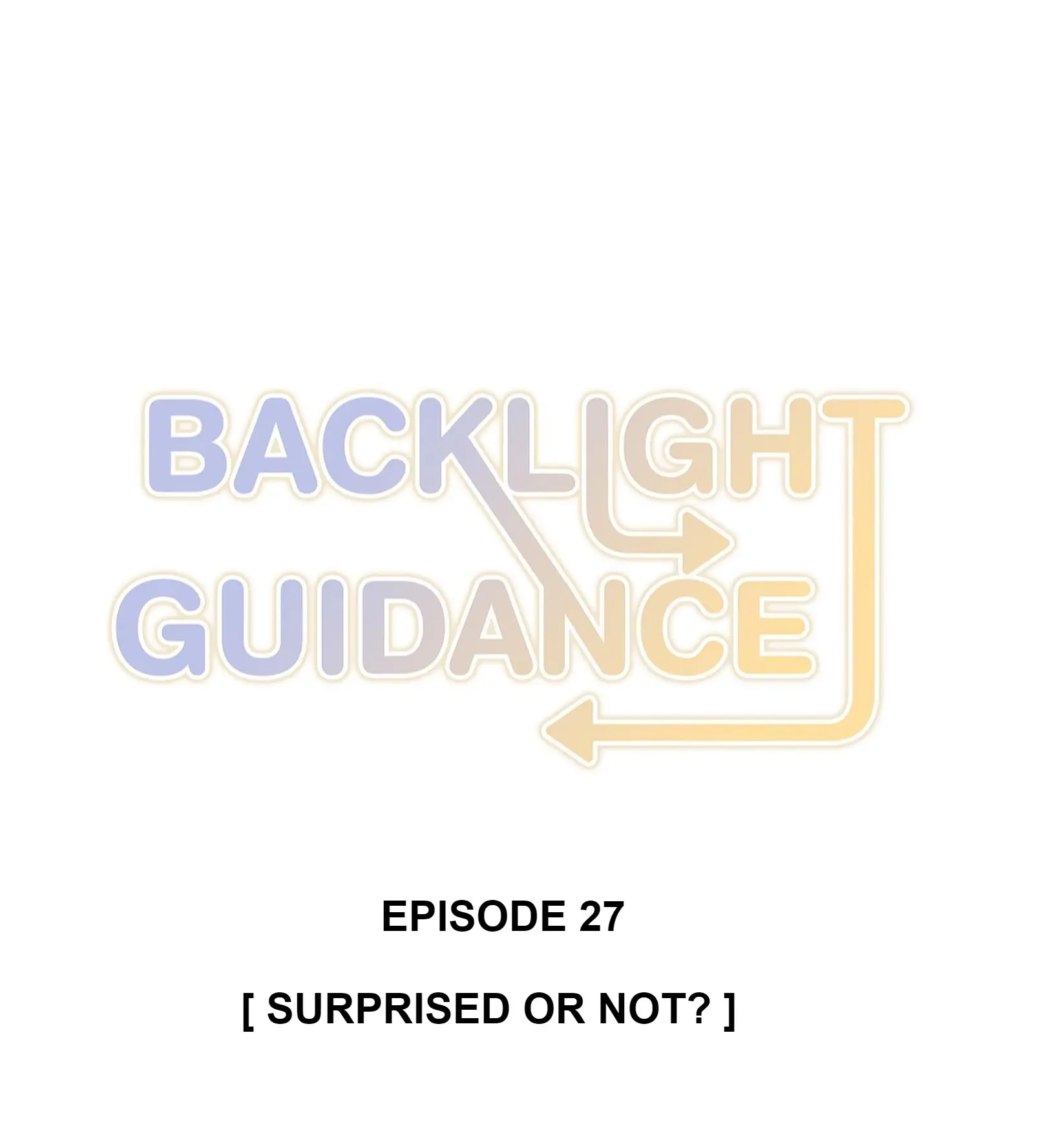 Backlight Guidance - Chapter 27