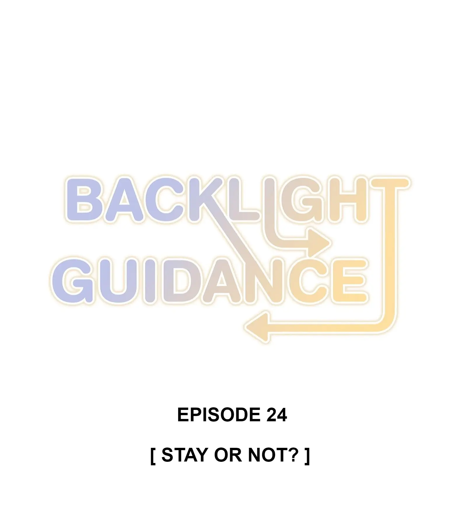 Backlight Guidance - Chapter 24