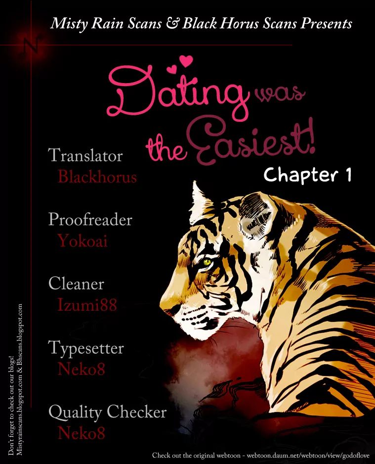 Dating Was The Easiest - Chapter 1