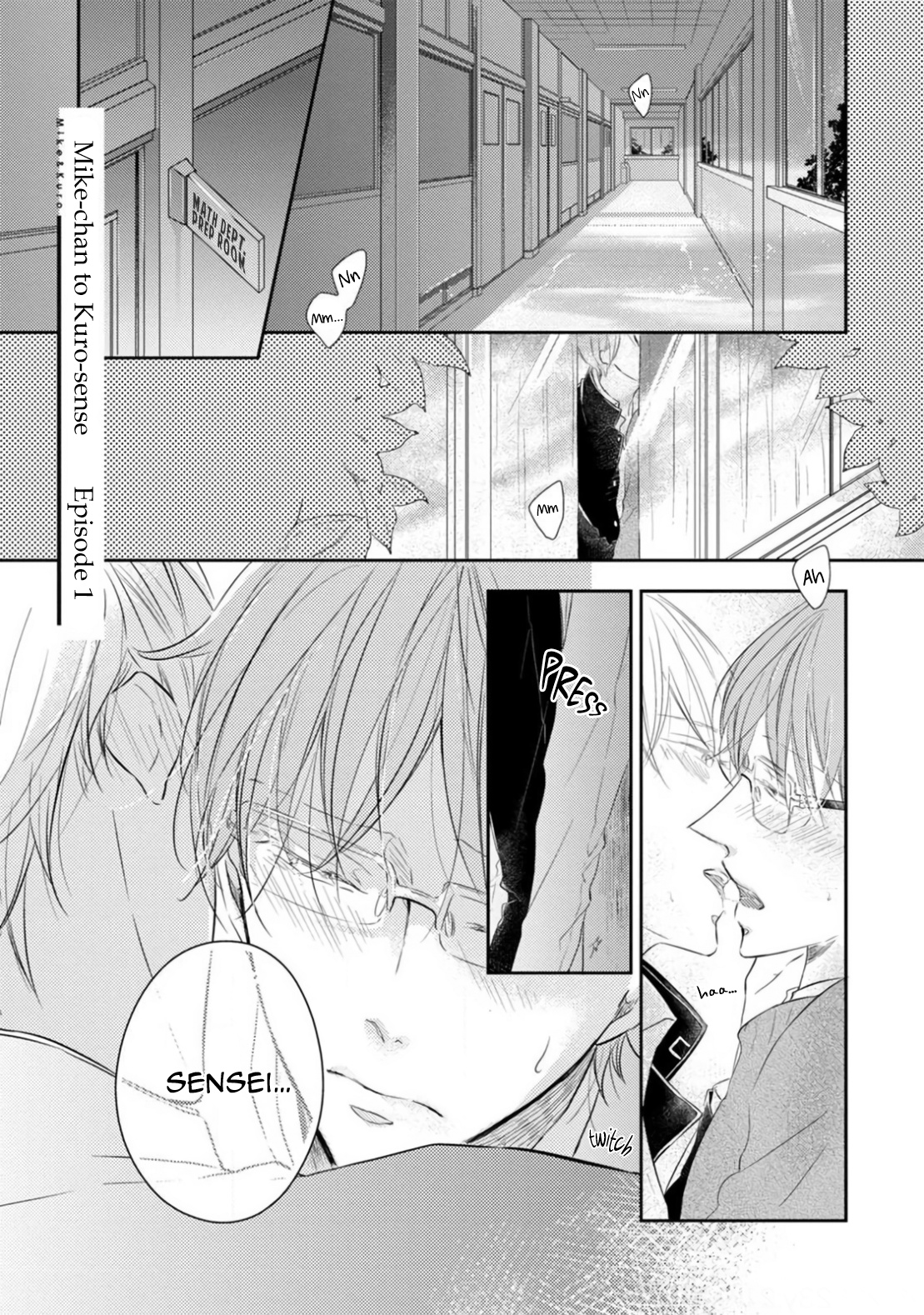 Mike-Chan To Kuro-Sensei - Chapter 1