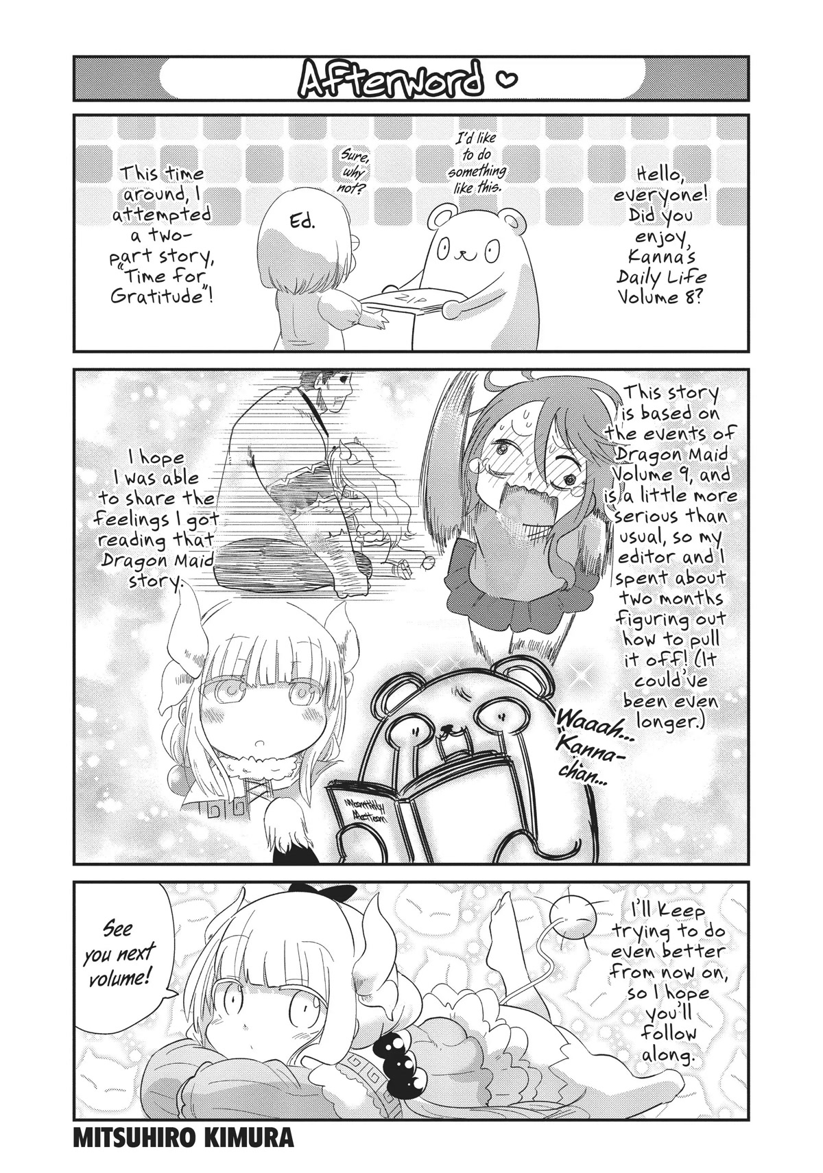 Kobayashi-San Chi No Maid Dragon: Kanna No Nichijou - Chapter 80.5