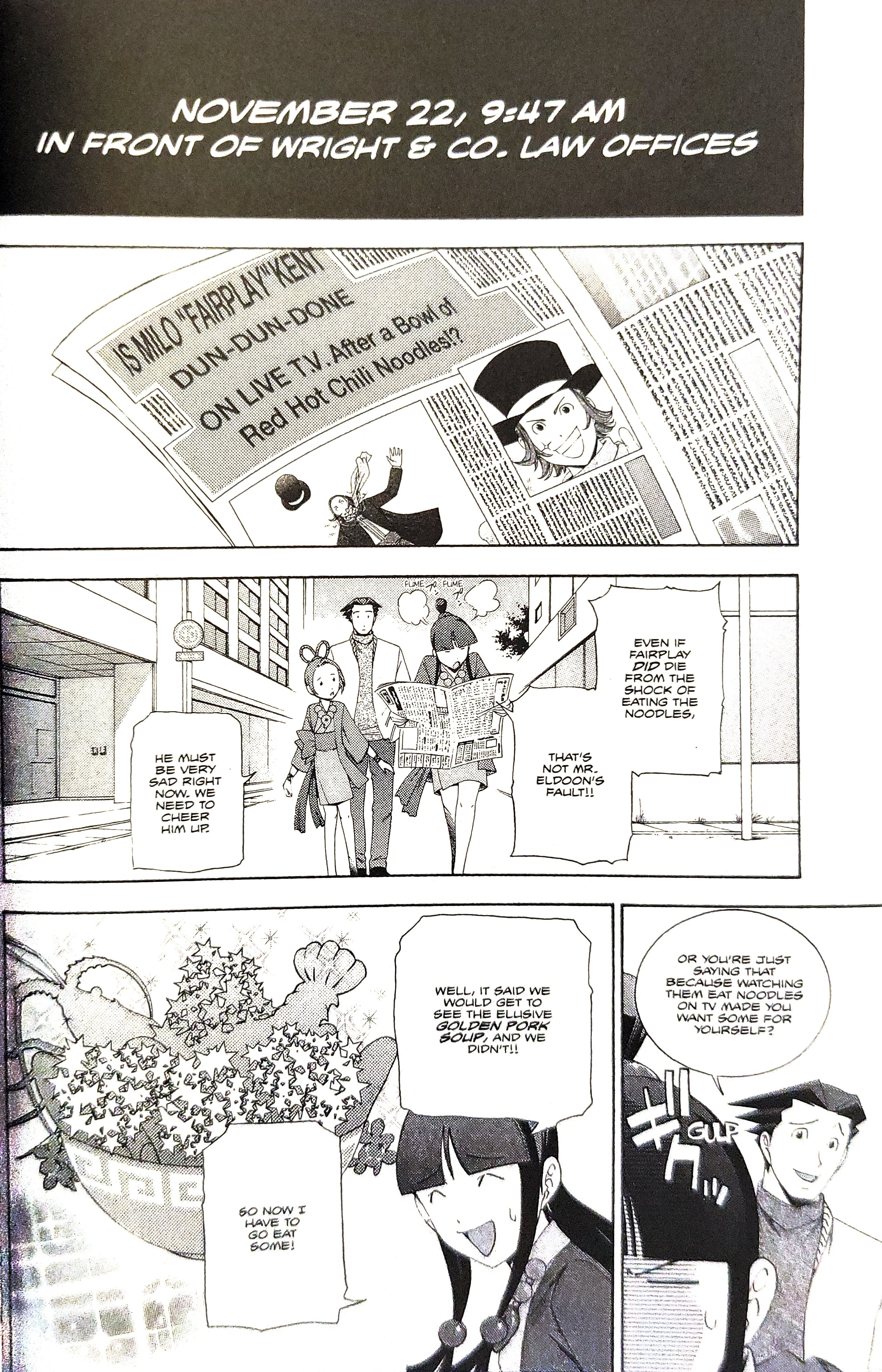 Gyakuten Saiban - Vol.4 Chapter 12: Turnabout Gurgitation (1)