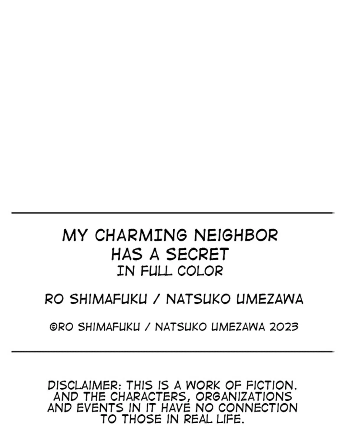 My Charming Neighbor Has A Secret - Chapter 3