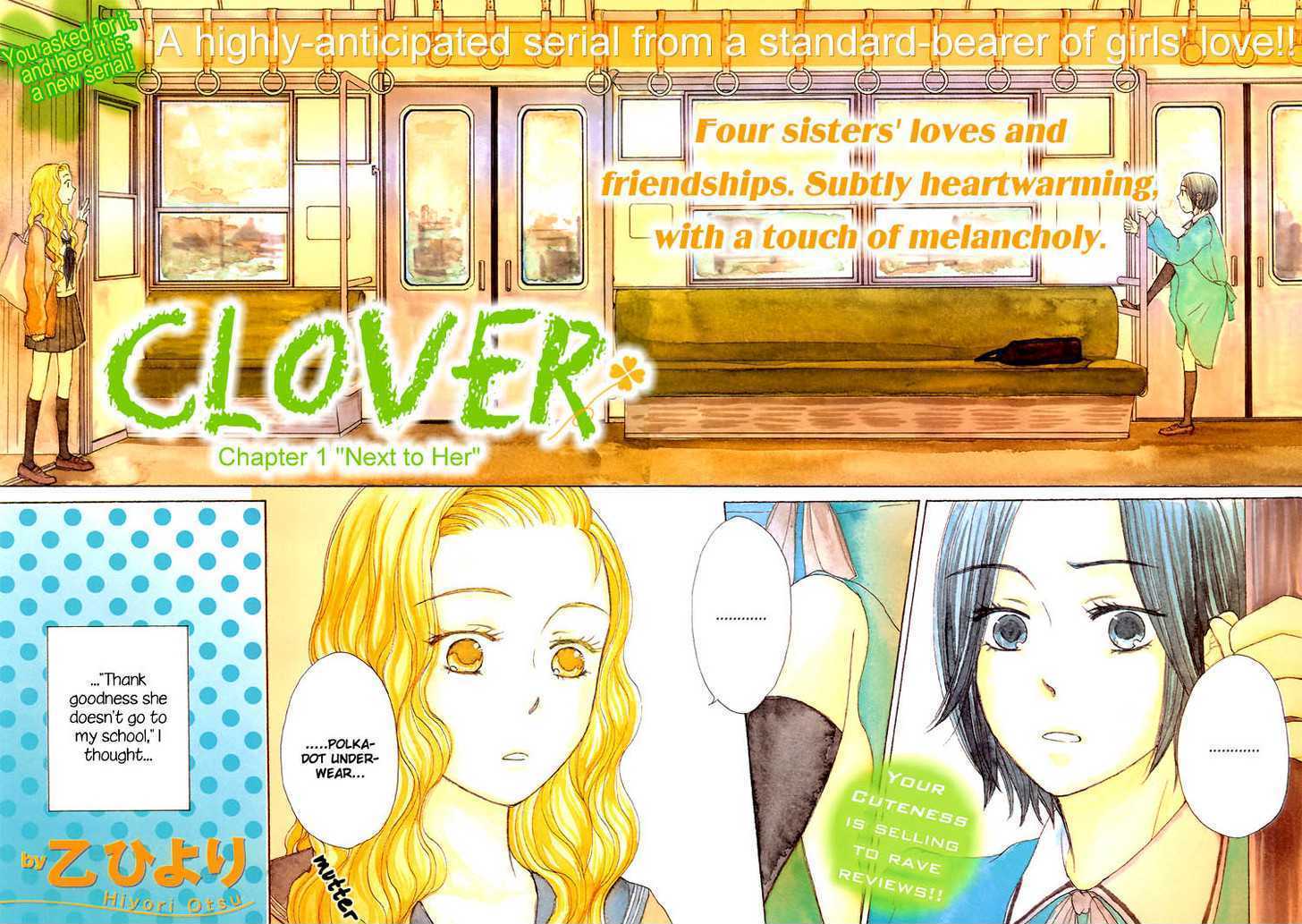 Clover (Otsu Hiyori) - Vol.1 Chapter 1 : Next To Her