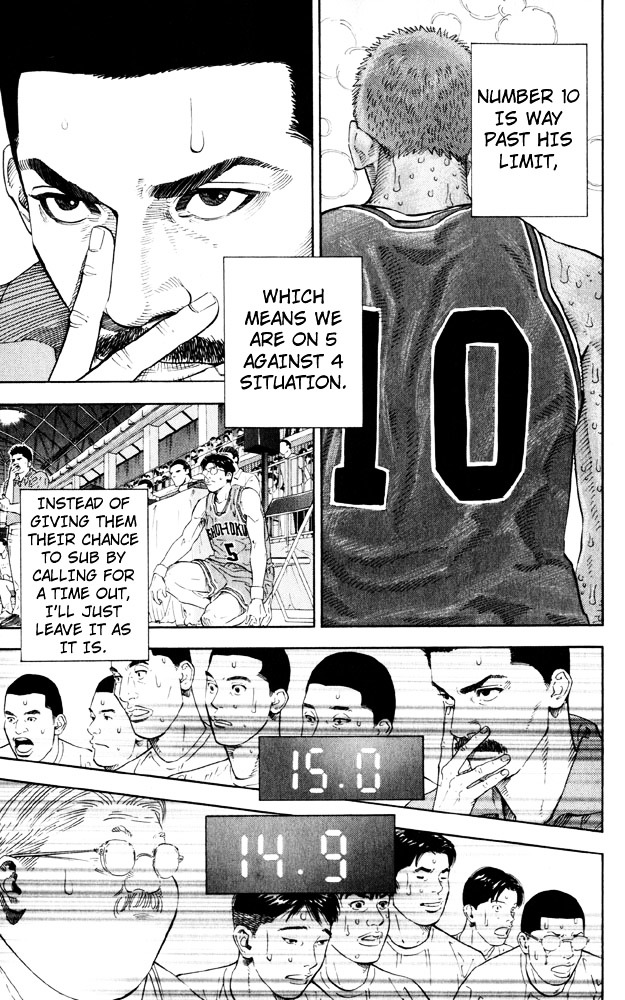 Slam Dunk - Vol.31 Chapter 274 : 5 Versus 4