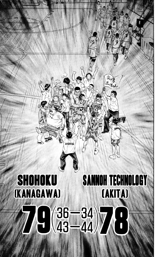 Slam Dunk - Vol.31 Chapter 276 : Shohoku High School Basketball Team [End]