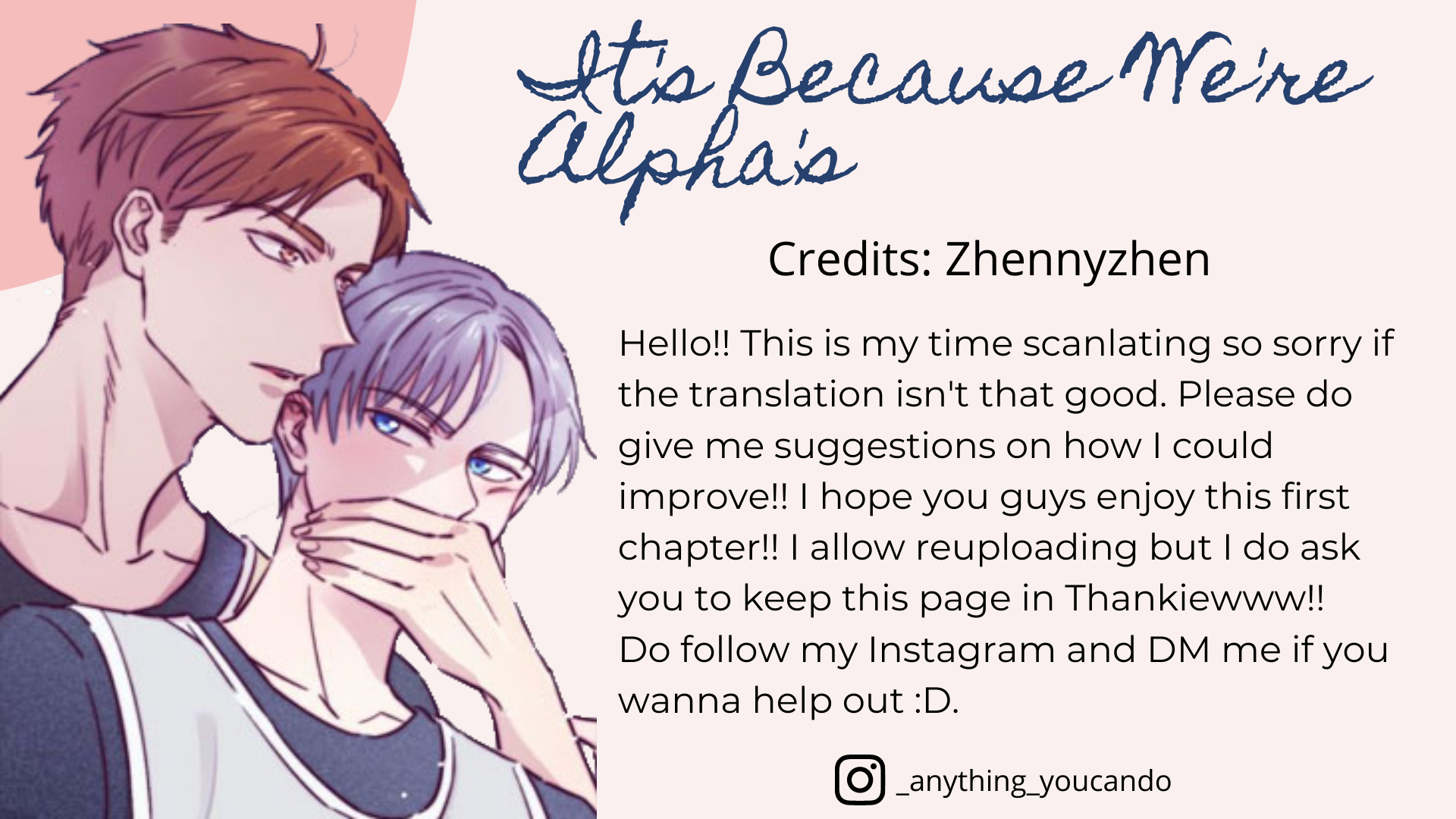 It's Because We're Alphas - Vol.1 Chapter 2: How Is He An Omega