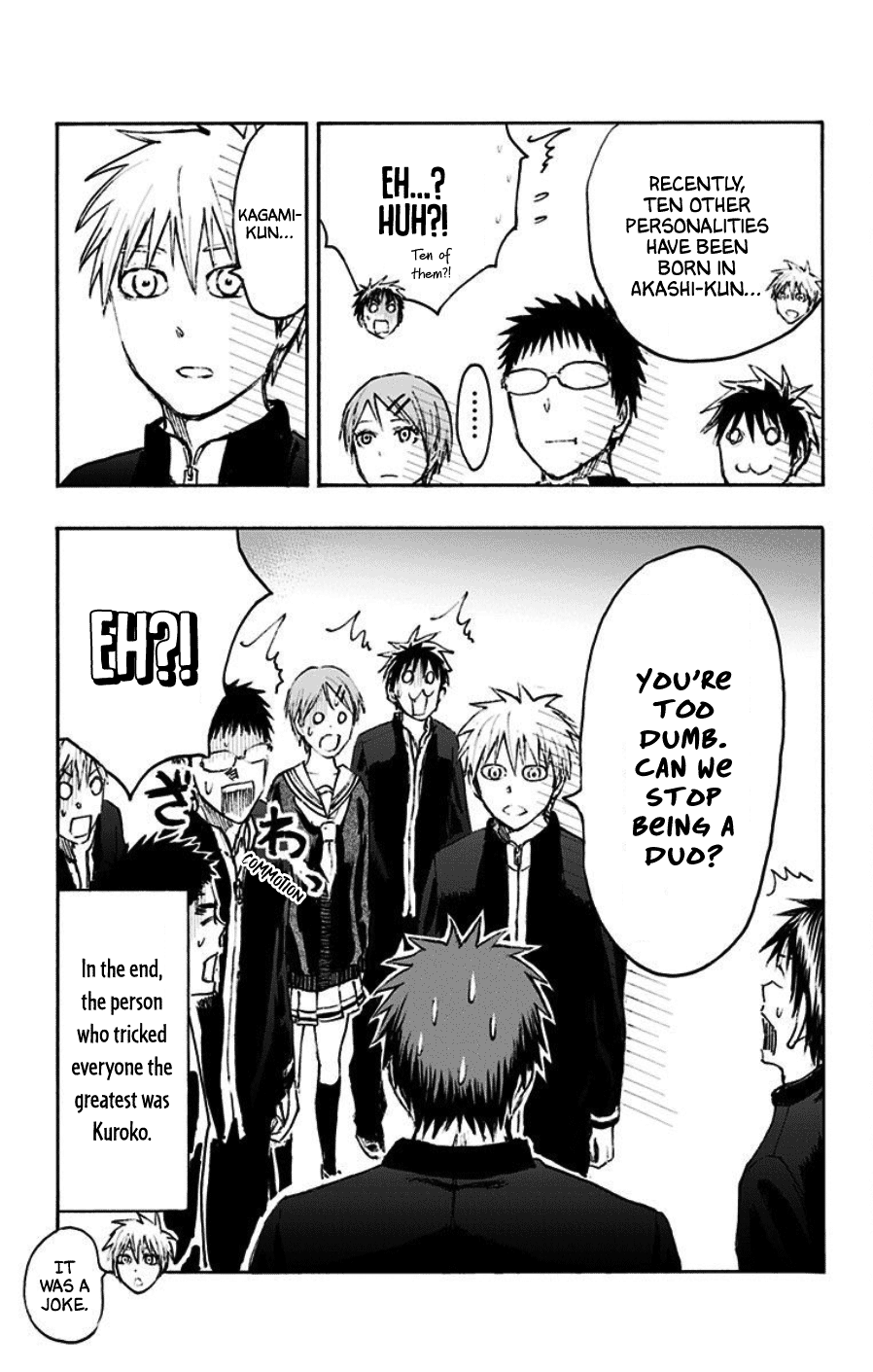 Kuroko No Basuke - Replace Plus - Vol.10 Chapter 40.5: Extras