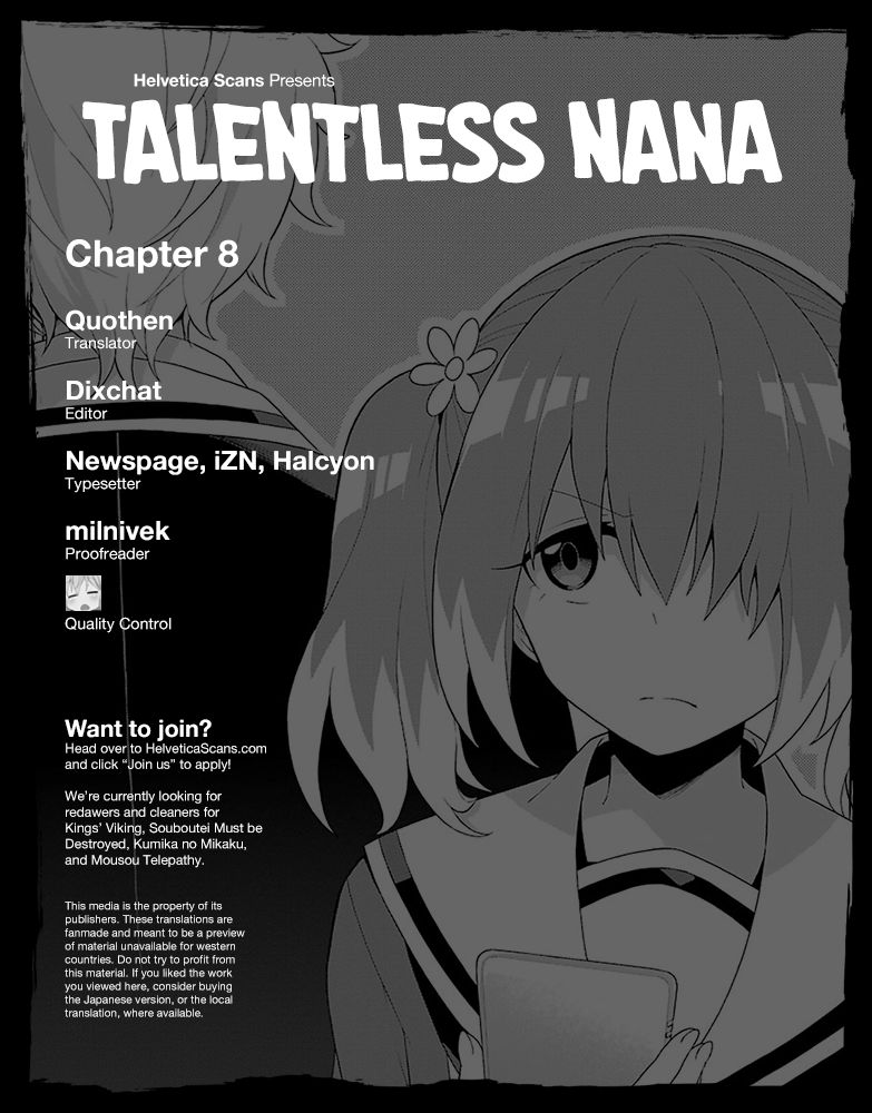 Talentless Nana - Chapter 8 : Prophetic Dreams Part 3