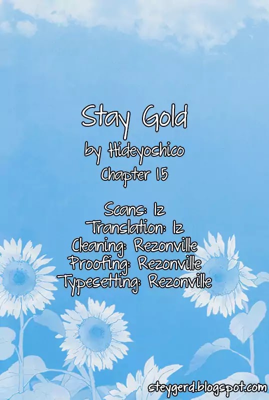 Stay Gold (Hideyoshico) - Chapter 15