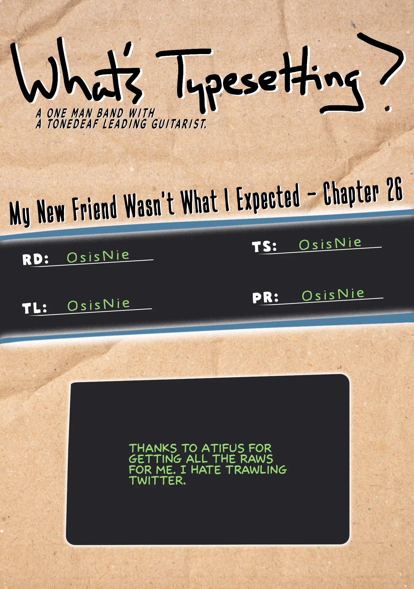 My New Friend Wasn't What I Expected - Chapter 26: One Infuriating Classmate