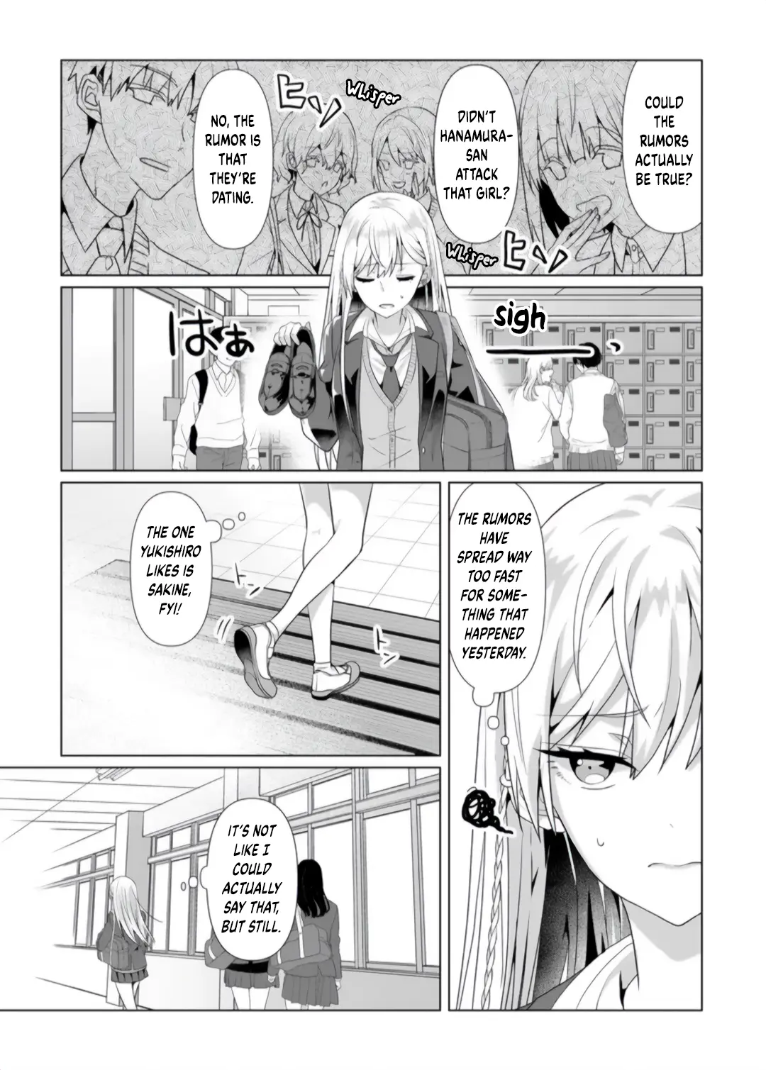 Yuri No Hajimari Wa Dorei Kara - Chapter 2.1: Chiyoko Hanamura's Melancholy (Part 1)