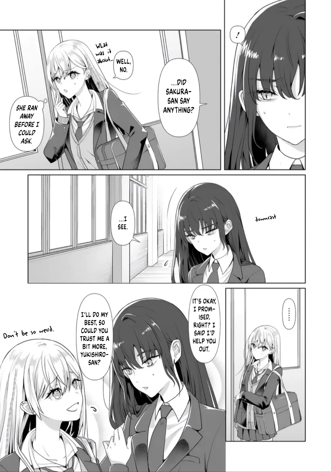 Yuri No Hajimari Wa Dorei Kara - Chapter 2.1: Chiyoko Hanamura's Melancholy (Part 1)