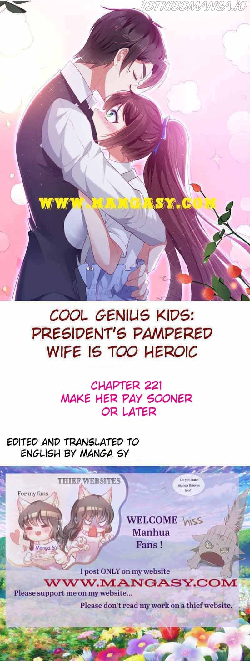 Genius Cool Treasure: President's Wife Is Too Powerful - Chapter 221