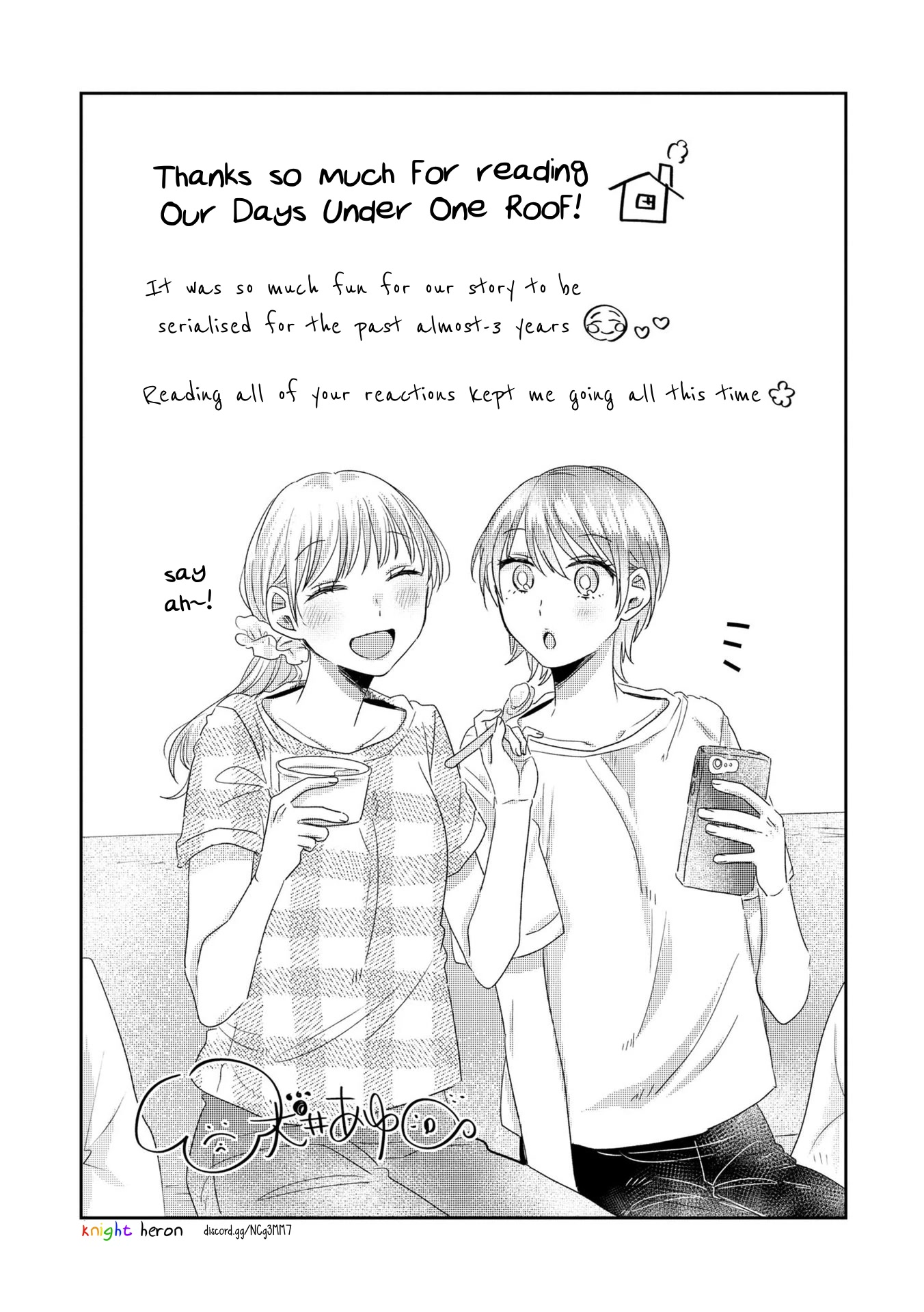 Today, We Continue Our Lives Together Under The Same Roof - Chapter 31.5: Volume 2 Extras