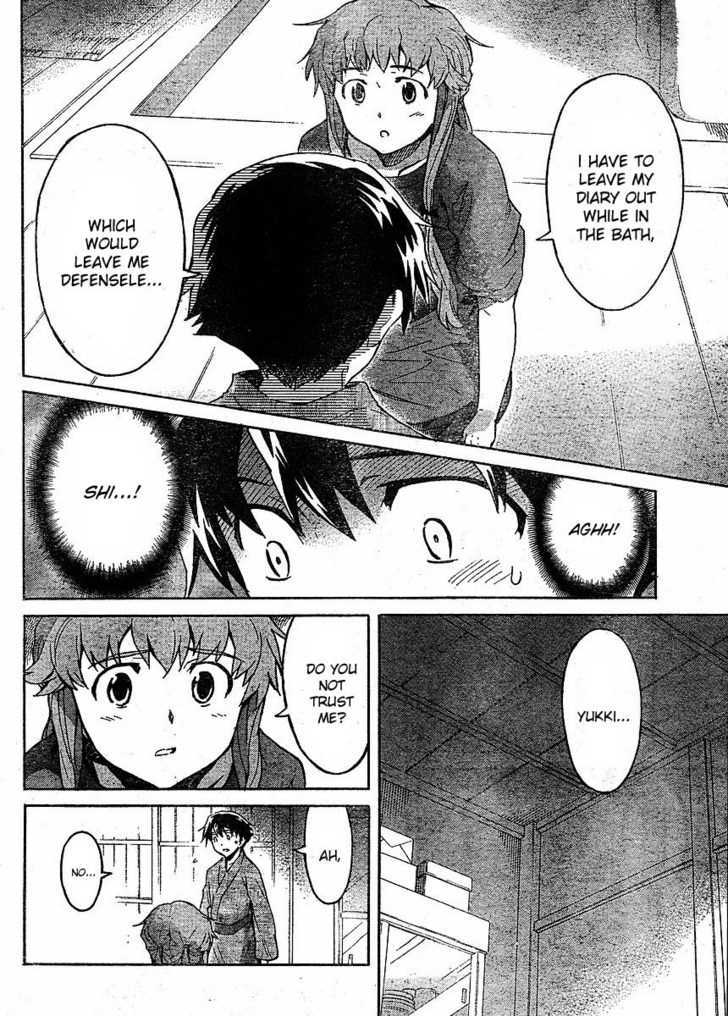 Mirai Nikki - Vol.11 Chapter 52 : Intertwined Bodies/Non-Intertwined Minds