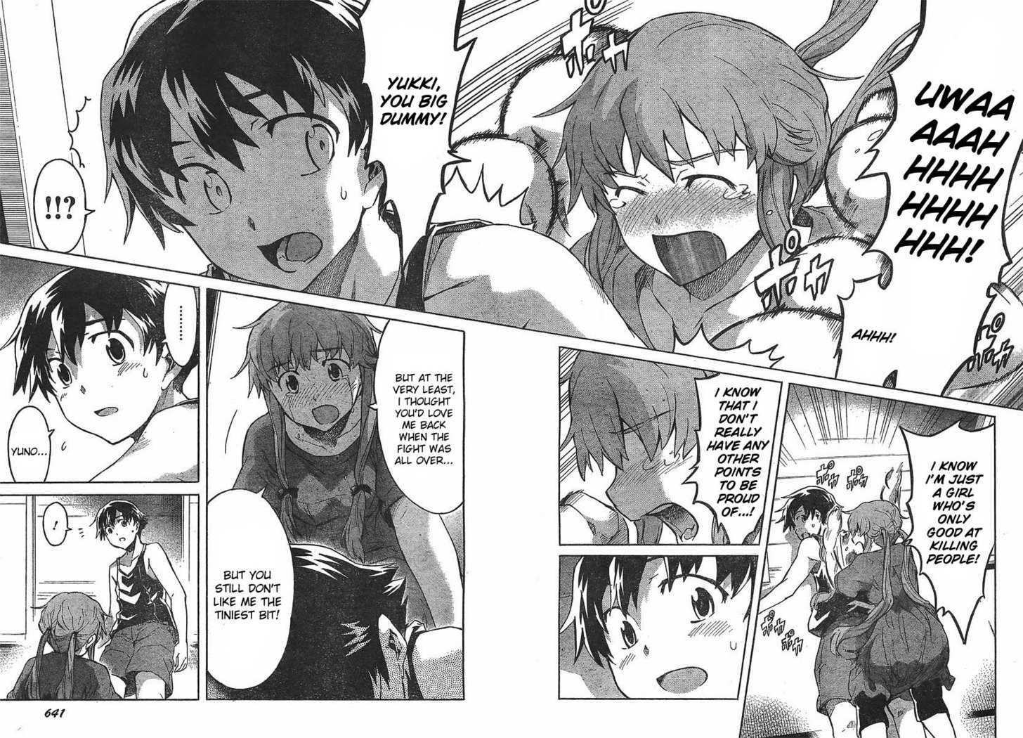 Mirai Nikki - Vol.11 Chapter 52 : Intertwined Bodies/Non-Intertwined Minds