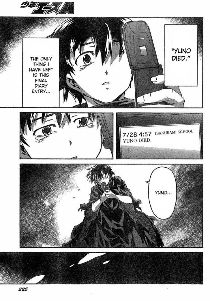 Mirai Nikki - Vol.12 Chapter 59 : Last Diary