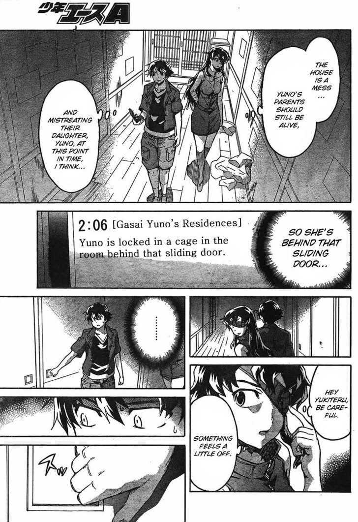 Mirai Nikki - Vol.12 Chapter 55 : Obstruction May Be Open To All