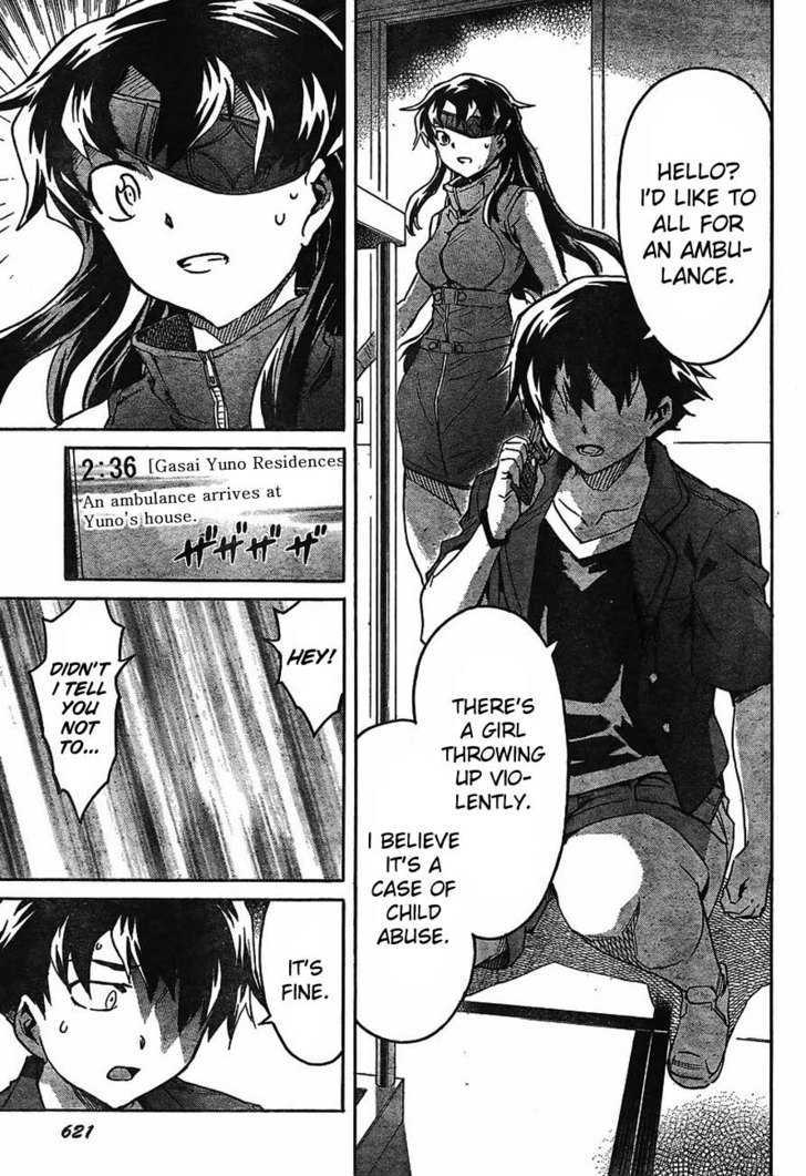 Mirai Nikki - Vol.12 Chapter 55 : Obstruction May Be Open To All