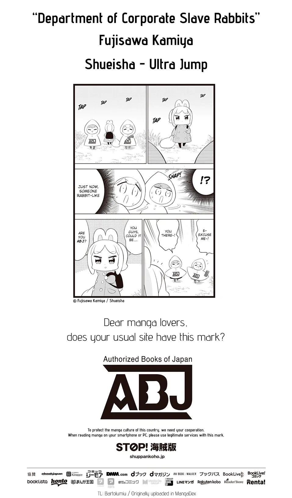 Character Collaborations With Abj Mark! - Vol.1 Chapter 4: Department Of Corporate Slave Rabbits - Fujisawa Kamiya