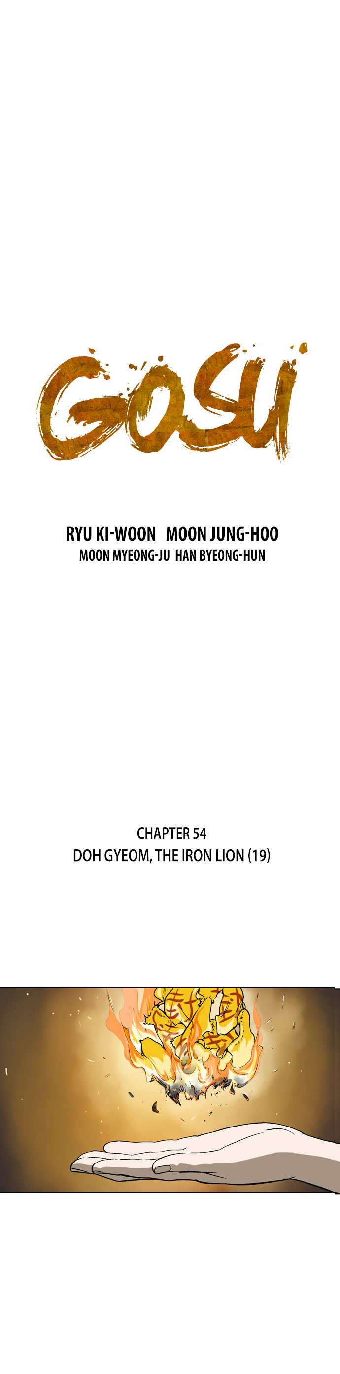 Gosu - Chapter 54 : Doh Gyeom, The Iron Lion (19)