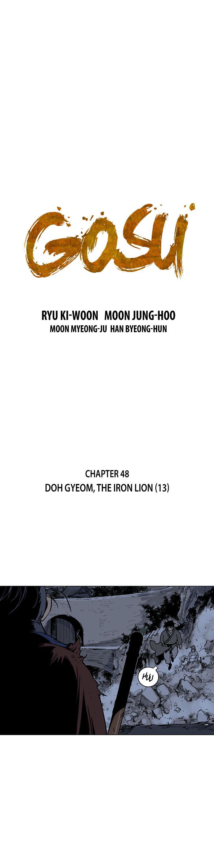 Gosu - Chapter 48 : Doh Gyeom, The Iron Lion (13)