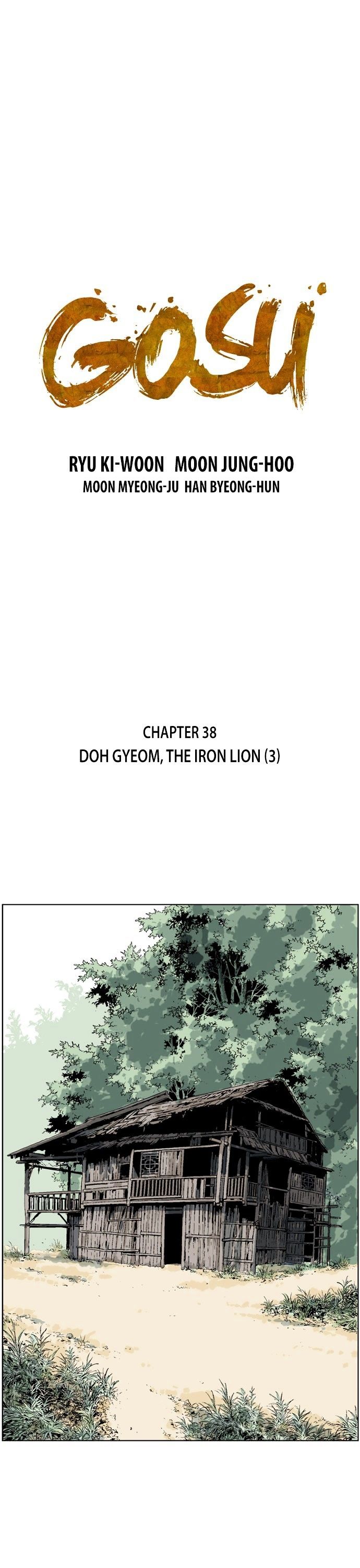 Gosu - Chapter 38 : Doh Gyeom, The Iron Lion (3)