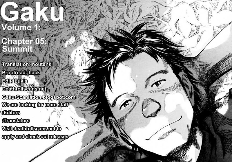 Gaku - Vol.1 Chapter 5 : Summit