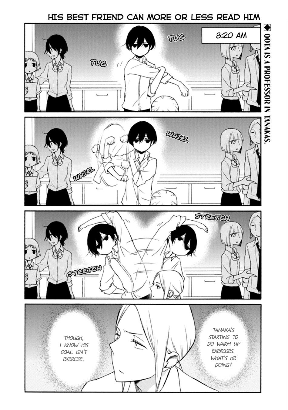 Tanaka-Kun Wa Itsumo Kedaruge - Vol.13 Chapter 132