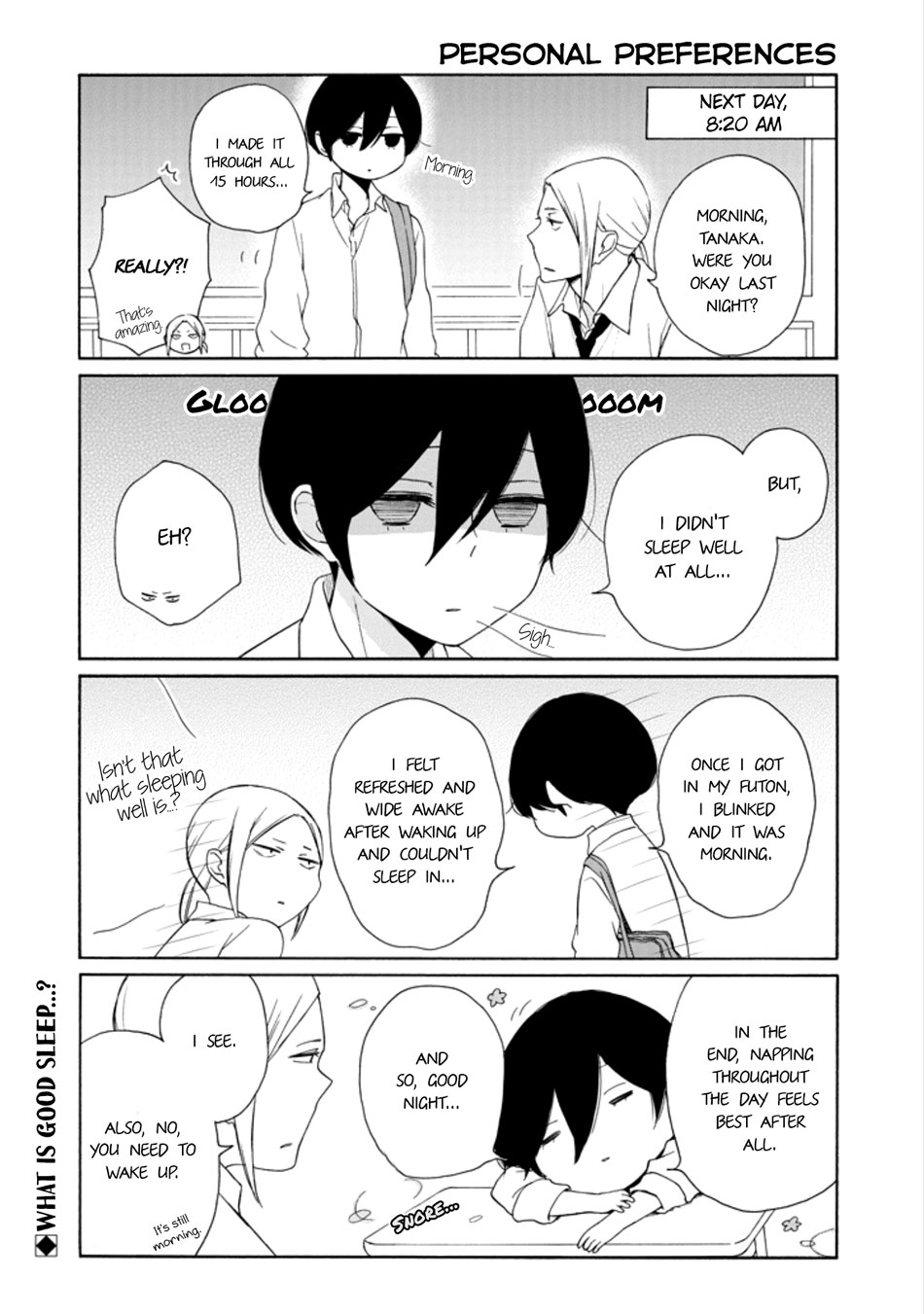 Tanaka-Kun Wa Itsumo Kedaruge - Vol.13 Chapter 132