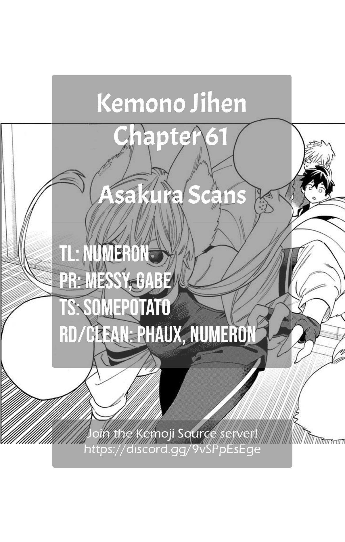 Kemono Jihen - Vol.16 Chapter 61: One Versus One