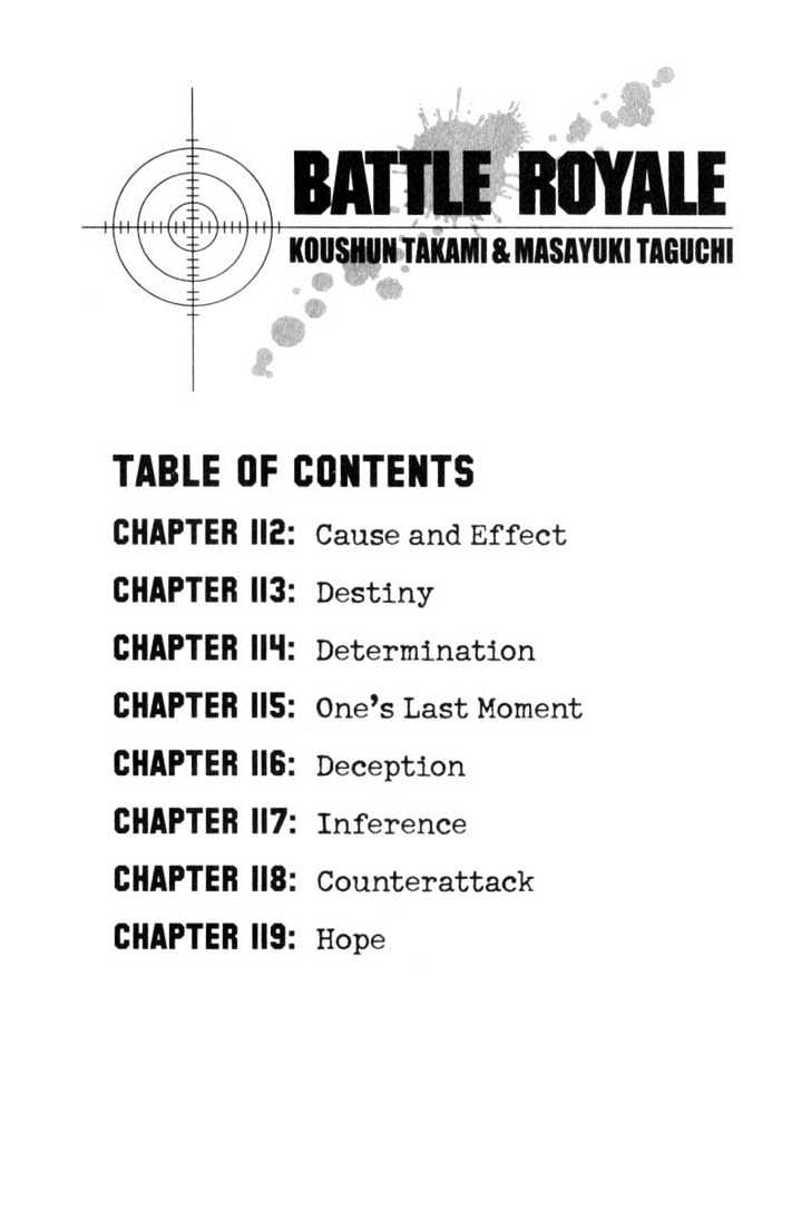 Battle Royale - Vol.15 Chapter 112 : Cause And Effect