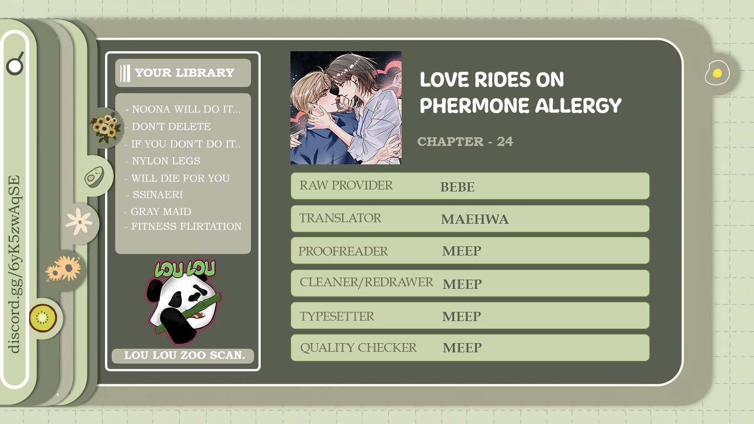 Love Rides On Pheromone Allergy - Chapter 24