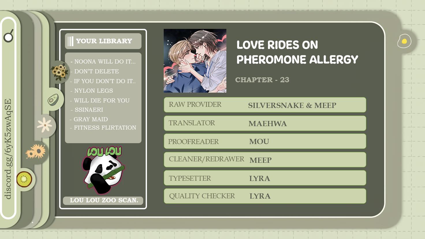 Love Rides On Pheromone Allergy - Chapter 23