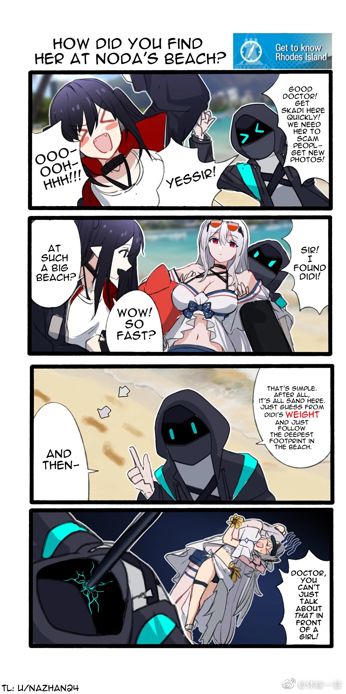 Arknights: Get To Know Rhodes Island - Chapter 28: How Did You Find Her At Noda's Beach?