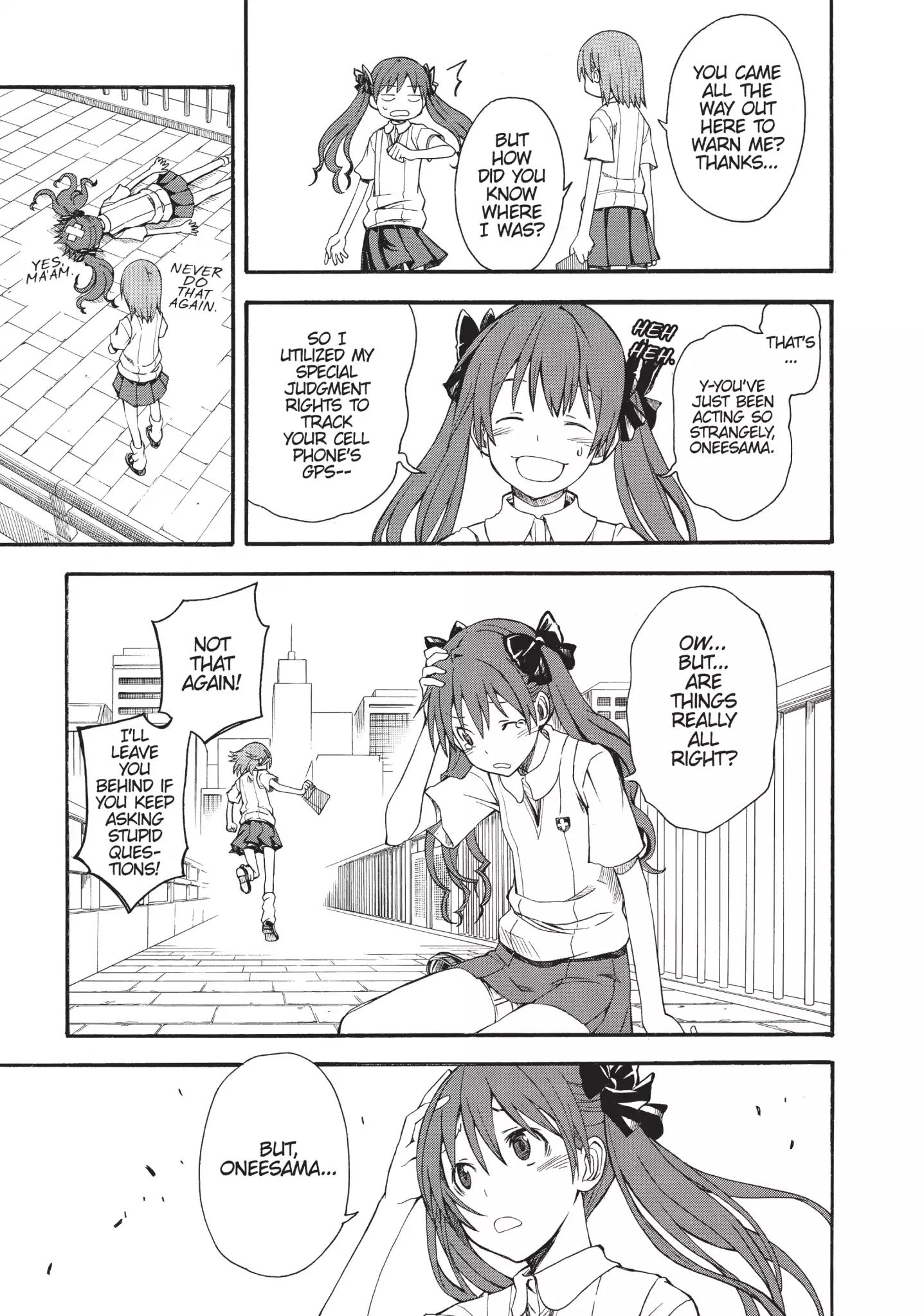 To Aru Kagaku No Railgun - Vol.7 An Iron Bridge Is A Signal For Romance!