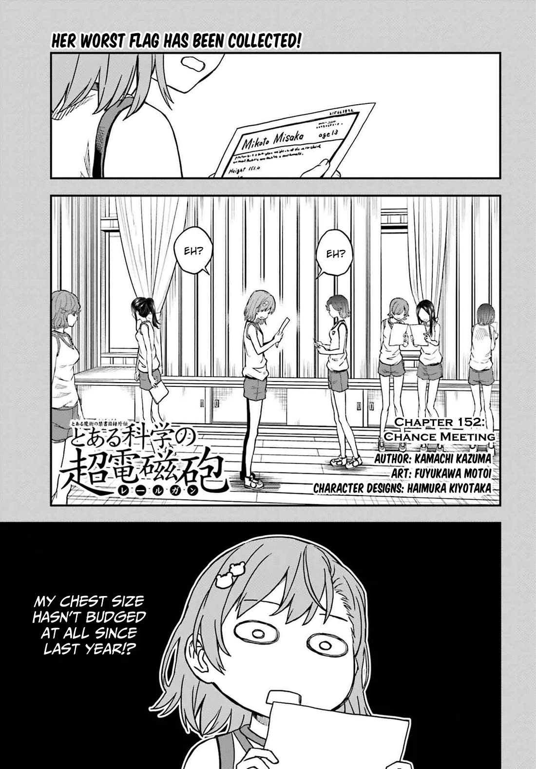 To Aru Kagaku No Railgun - Chapter 152: Chance Meeting