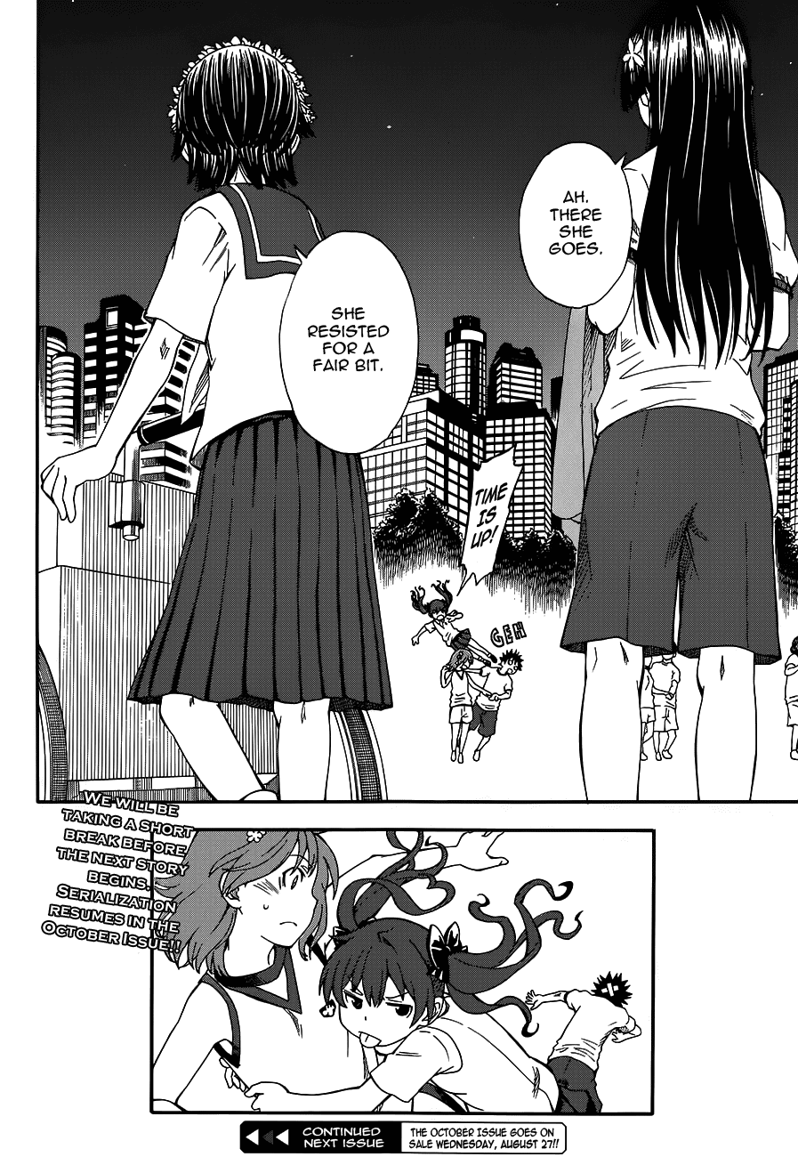 To Aru Kagaku No Railgun - Chapter 69.5: Festival's End