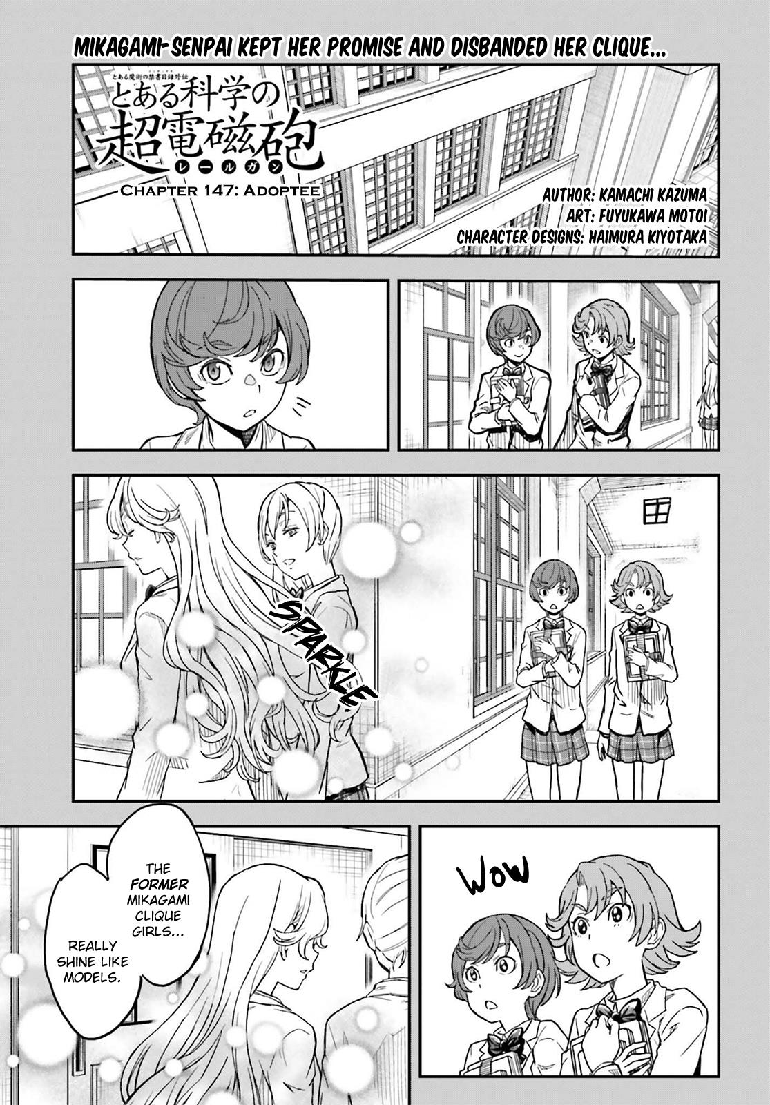 To Aru Kagaku No Railgun - Chapter 147: Adoptee