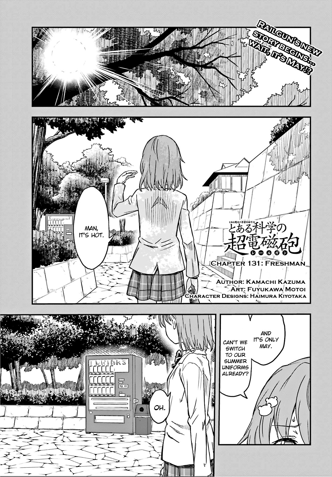 To Aru Kagaku No Railgun - Chapter 131: Freshman